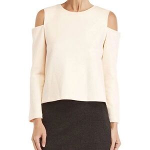 CLUB MONACO | Quilted Cold-Shoulder Top (S)